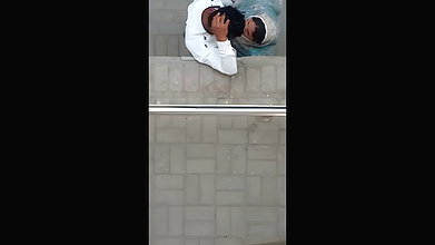 busty MILF outdoor blowjob on hidden cam sex