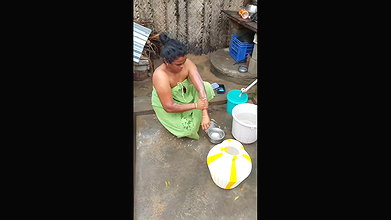 village bhabhi outdoor nude bath before Devar