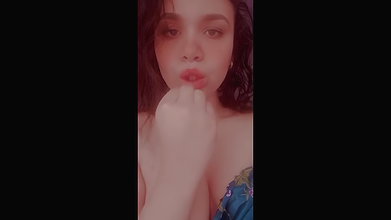 boob show Desi girl licks nipple in horniness