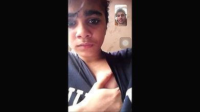 mallu girl boob show on video call to lover