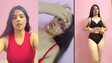 Extremely Beautiful Sexy Indian Girl Stripping Fully Nude Teasing Dont Miss