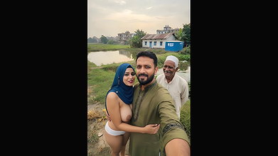 threesome fuck in outdoor in village chamet tango hijab randi stripchat