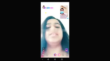 live app topless big boobs showing by Miara