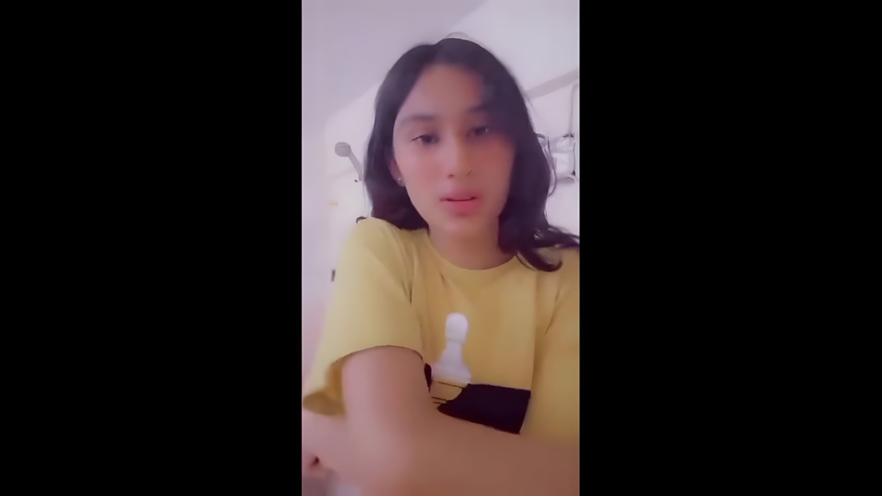 cute GF stripping and small boobs show for lover
