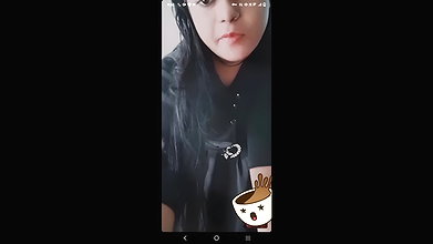 Chubby Girl Showing For Boyfriend