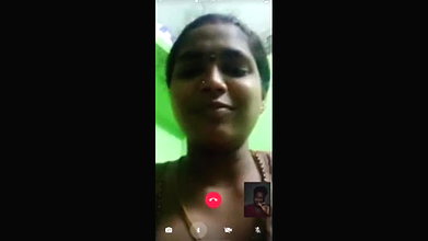 south Indian wife shows her boobs on video call