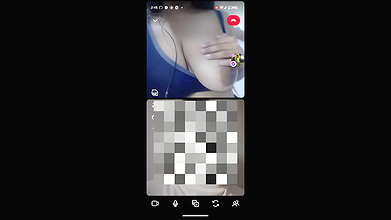 cute girl showing big boobs on video call
