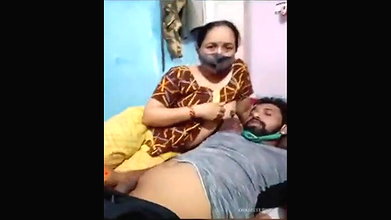 Indian maid breast feeding house owner on cam for money