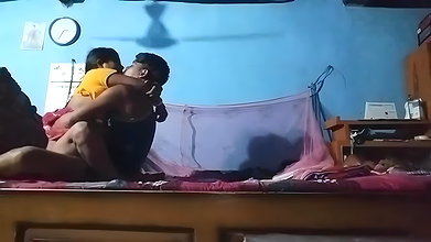 Unsatisfied Village Bhabhi Fucking With Lover