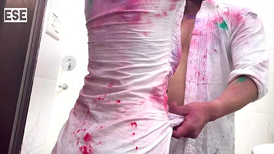 Holi with the Bestfriend and fucks her in a nice way