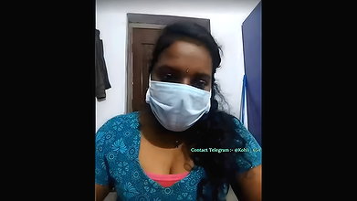 Telugu aunty showing on live