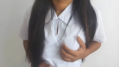 My hot baby sister sucking my dick