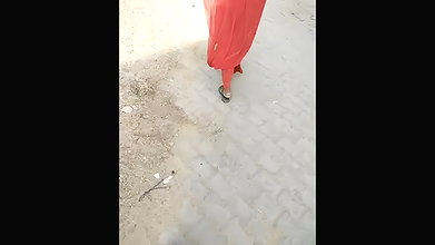 bhabhi showing her boobs Blowjob outside the house