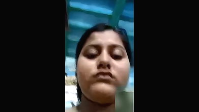 Girl showing her sexy boobs in video call