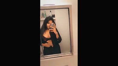 Sexy girl showing her nipple
