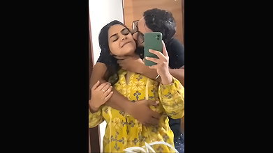 Chubby Punjabi girlfriend painful anal sex with bf self recorded