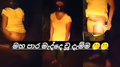 Sri lankan aunty outdoor pissing video 2