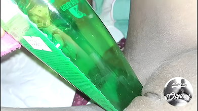 Sri Lankan Harshani Plays With Bottle