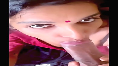 Cum on biwi face