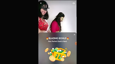 Two Lesbian enjoying them on live