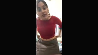 Horny bitch stripping for bf