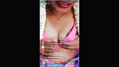 Tamil aunty showing live
