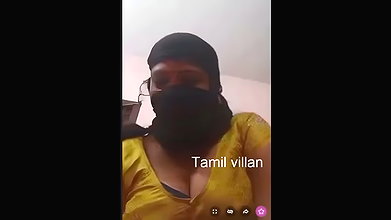 Tamil milf strip on live  showing