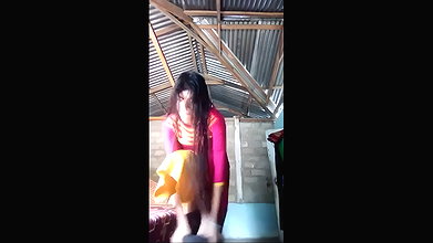 Village girl undress  show her hot figure