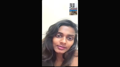 Beautiful girl showing her boobs on videocall