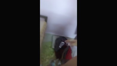 Boyfriend rubing her gf  give Handjob