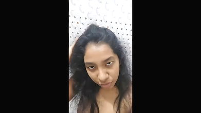 Sweet sexy girl show her boobs