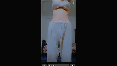 Slim girl showing her asshole  hairly pussy