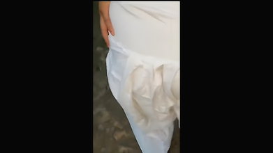 Girlfriend show her boobs pussy  fuck hard in jungle