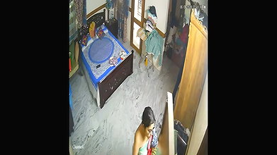 Home Alone Cutie Babe Nude CCTV