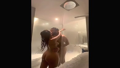 Sexy couple fuck in hotel bathroom  bedroom