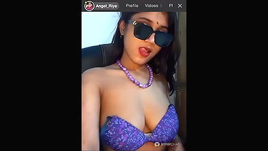 Indian stripchat Angel Riye