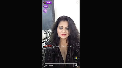 Sapna Bhabhi Without Bra Live Show