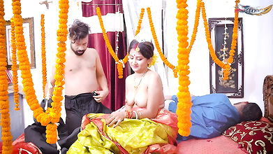 Cheating wife part 02 Newly Married wife with Her Boy Friend Hardcore Fuck in front of Her Husband ( Hindi Audio )