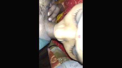 Aunty give Blowjob  cum on her mouth