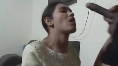 What an amazing Cock hungry wife sucking like pro and deepthroat