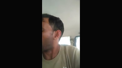 Rural desi lady kissed and boobs sucked in car