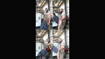 Fucking Bosses Wife at Workshop when Boss Not Around