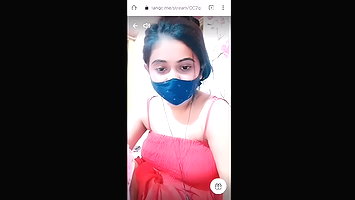 Naina Showing Boobs, Pussy & Ass on 121 Tango Live