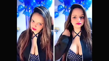 Spicy aka Mishri Showing Boobs on PREMIUM 121 Tango Live