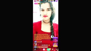 Puja Showing Boobs on PREMIUM 121 Chamet Live ~ with FACE