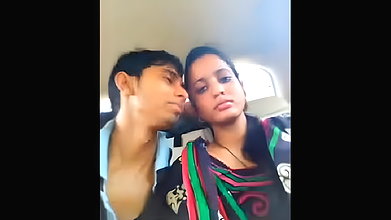 Shy Desi GF kissing & Playing with her boyfriend’s Dick