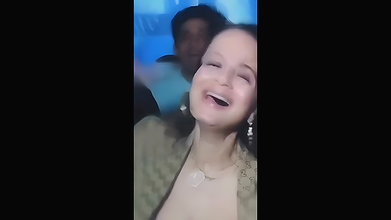 Actress Amisha Patel Bouncing  showing her nipple