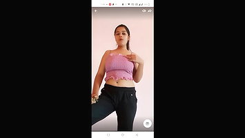 Sonia Showing Cleavage, Pussy & Ass to Tease on PREMIUM Tango Live