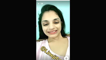 Prachi Trying Different Dresses & Teasing on 121 Tango Live