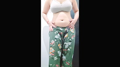 First Time Young Indian Girl Live on Firlty Bathroom